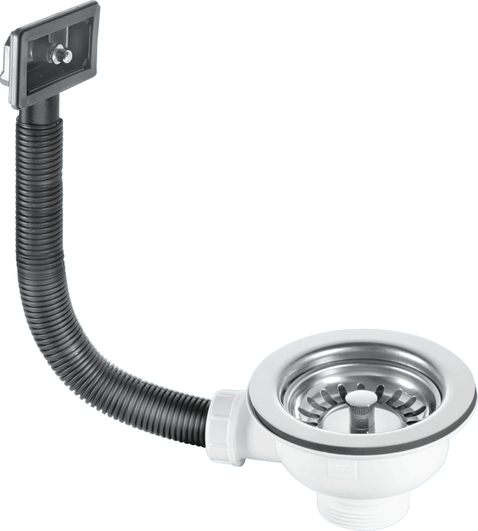 Basket Strainer Waste and Overflow – Rectangular Overflow