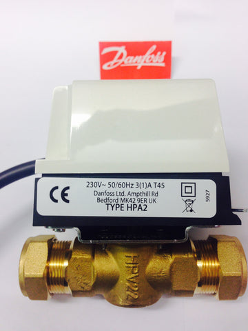 DANFOSS MOTORIZED VALVE, ZONE VALVE
