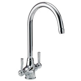 Francis Pegler Rune Monobloc Dual Flow Sink Mixer - Chrome