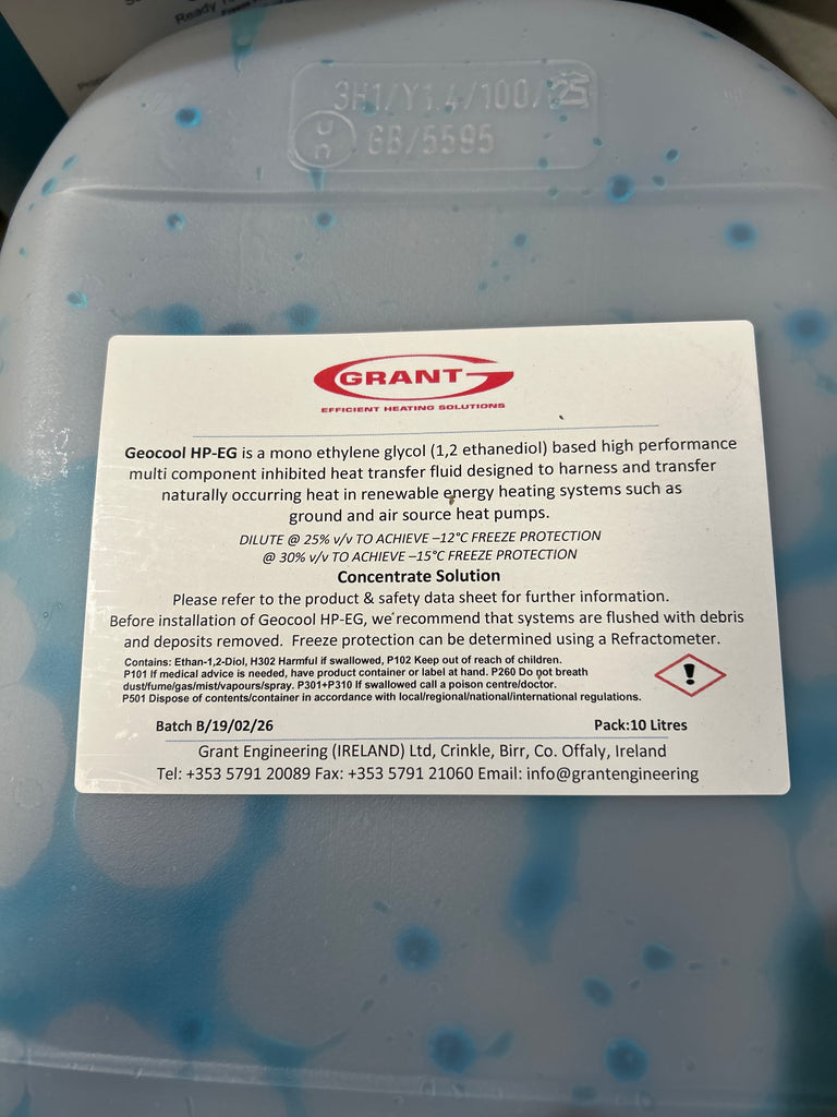Geocool Heat Pump Fluid - 10 litres