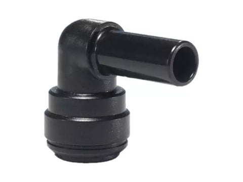 Black Acetal Stem Elbow 15 x 15mm