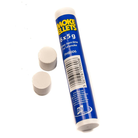 Smoke Pellets PH Tube of 6 x 5g Pellets Chimney Testing