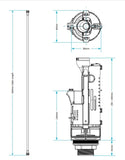 Viva Skylo Universal Dual Flush Valve